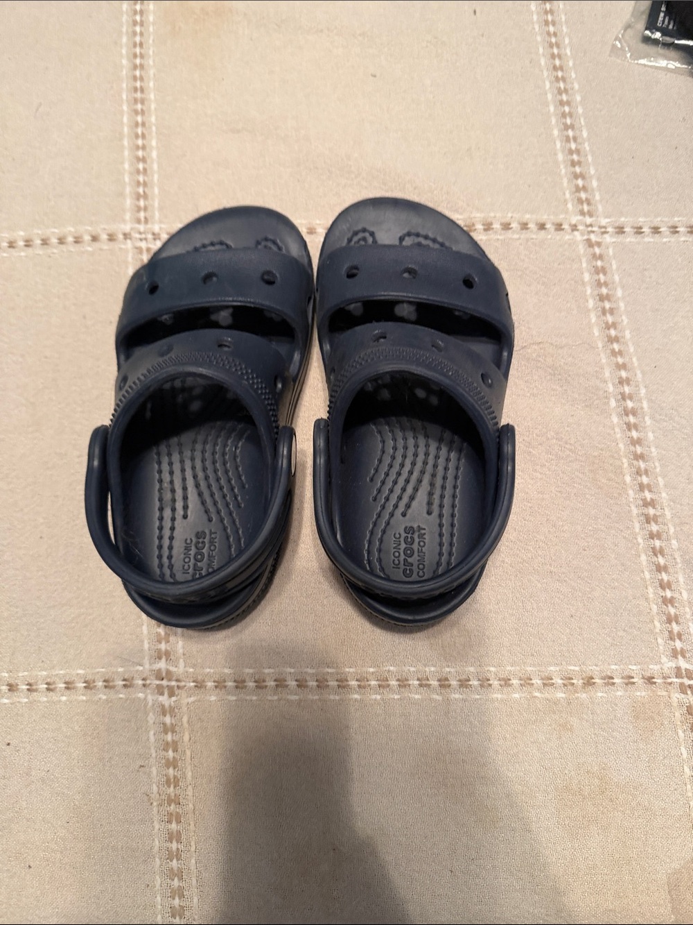 Toddler croc sandals